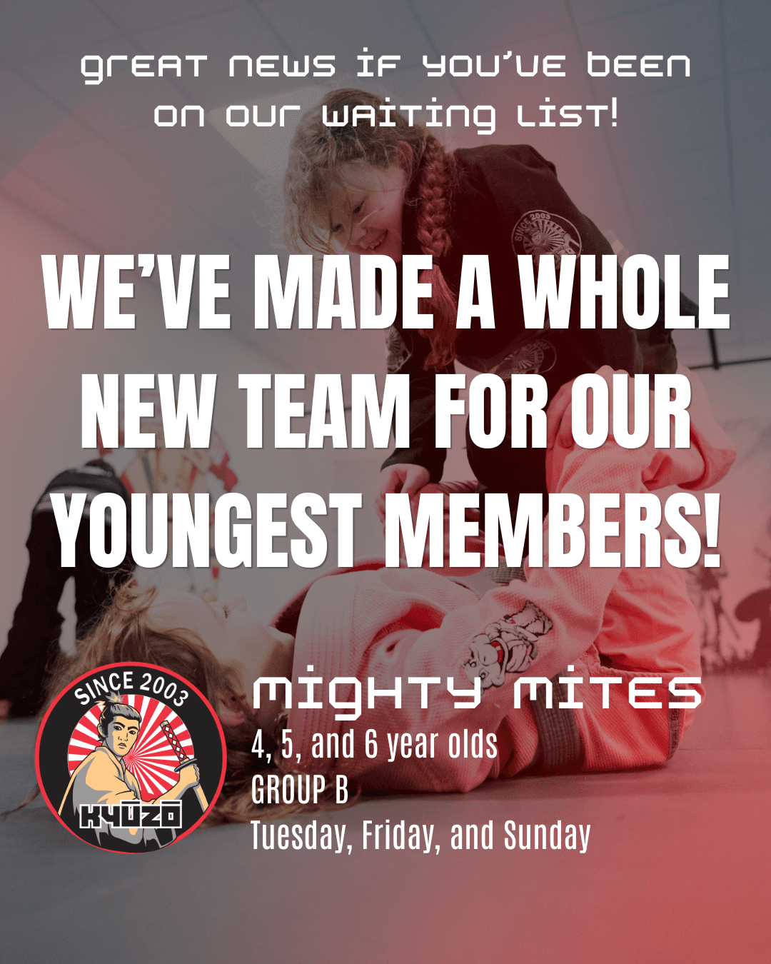 New Team Mighty Mites