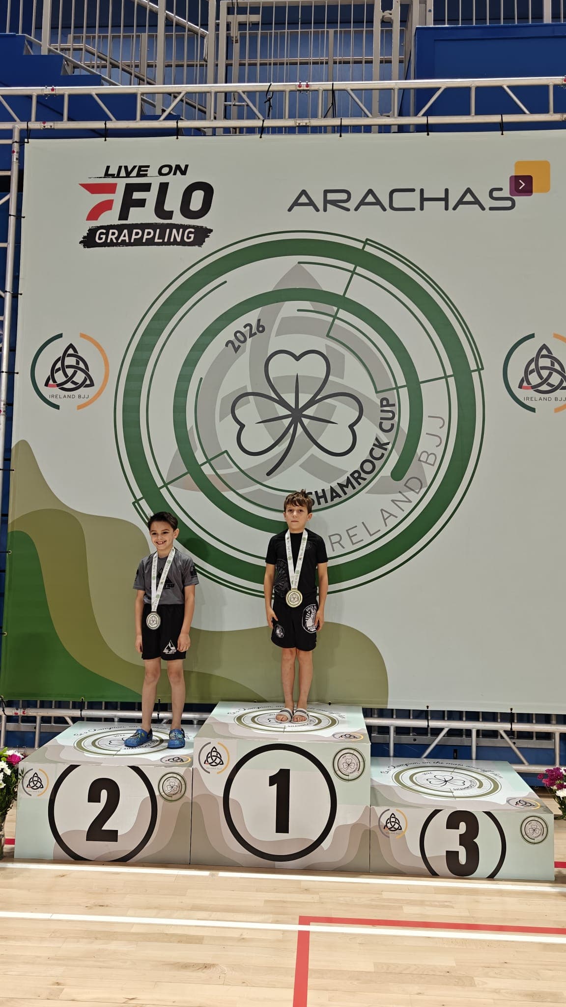 Louis on the podium